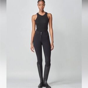 Yagya Compression Performance Breeches with Full Grip in Black NWT